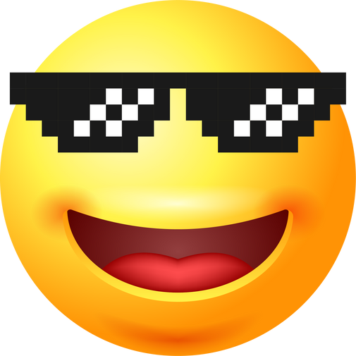 3D Rendering Cool Emoji