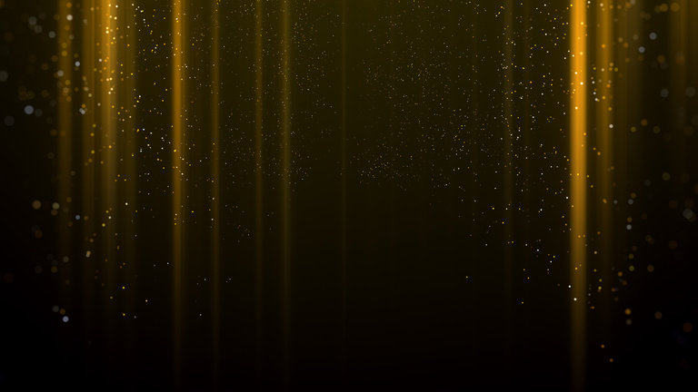 Gold light awards background